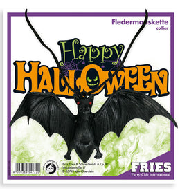narrenwelt Fledermauskette Fledermaus  Kette Halskette Vampir Halloweenkette Motto Party Accessoire