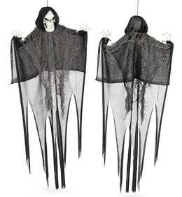 narrenwelt Dekohänger Schädel Halloween 90 cm hoch Dekoration Gruselspaß Party Event Mottoparty