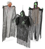 narrenwelt Dekohänger Horror Geist Halloween 80-90 cm hoch Dekoration Gruselspaß Party Event Mottoparty