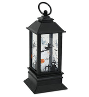 narrenwelt Lampe mit Henkel Deko Laterne Halloween Deko  ca 12,5 cm Höhe Halloweenlampe Dekoration