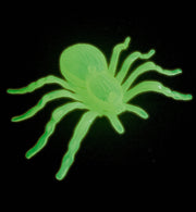 narrenwelt Deko Spinne nachtleuchtend Horror Spinne 10x7 cm GID Halloween Karneval Party