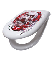 narrenwelt Horror Aufkleber Totenkopfmotiv Halloween für Halloween Karneval Party