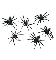 narrenwelt Deko Spinnen 6 STK Horror Halloween