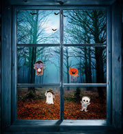 narrenwelt  Gel - Sticker Halloween mit Konfetti Horror Fenster Deko Heim Dekoration (Kopie)