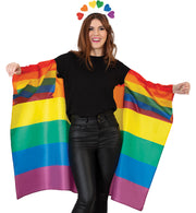 narrenwelt Cape Regenbogen Rainbow Fasching Karneval Event Party JGA Cosplay