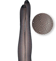 narrenwelt Schwarze Netzstrumpfhose mit Strass Funkelnder Auftrtt Halloween  Horror Zombie Hexe Dracula Fasching Karneval