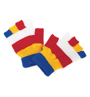 narrenwelt Mainz - Handschuhe halbe Finger Strickhandschuhe bunt blau gelb rot weiß  Fasching Fassenacht Mainz am Rhein Mainz bleibt Mainz Accessoires