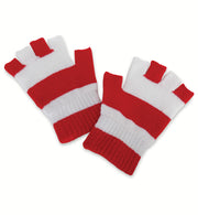 narrenwelt Handschuhe Köln  rot/weiß Strickhandschuhe New Collection 25/26 Motto Party Event Accessoire Fasching Karneval