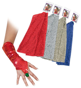 narrenwelt Handschuhe Pailletten  Event Motto Party Fasching