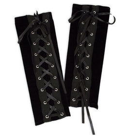 narrenwelt Armstulpen schwarz mit Schnürung  Damen Handschuhe Fasching Karneval Kostüm Accessoires (Kopie)