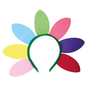 narrenwelt Haarreif Sonnenblume mit bunten Blütenblättern Cosplay Festival Party Event