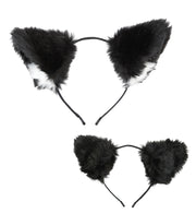narrenwelt Haarreif Katzenohren in 3 Farben Party Event Cospaly