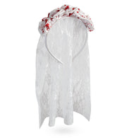 narrenwelt Haarreif Blutige Braut Schaurig-schöner LookHalloween Kostüm Accessoires Zombie dia de los Muertos Geisterstunde Cosplay