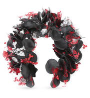 narrenwelt Haarreif Blumen Kostüm Accessoires Halloween Zombie dia de los Muertos Geisterstunde Cosplay