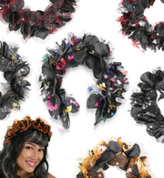 narrenwelt Haarreif Blumen Kostüm Accessoires Halloween Zombie dia de los Muertos Geisterstunde Cosplay