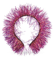 narrenwelt  Haarreif Lametta sortierte Farben  Party Event Motto Party Event Festival Accessoire