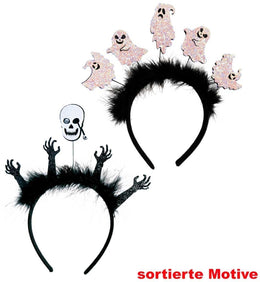 narrenwelt Haarreif Horror 2 Motive  Halloween