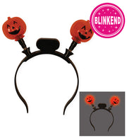 narrenwelt Haarreif Kürbis blinkend Wabbles orange Kürbisgesicht Halloween Motto Party  Event Accessoire