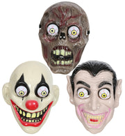 narrenwelt Halbmaske Horror Horrormaske 3 Motive Halloween