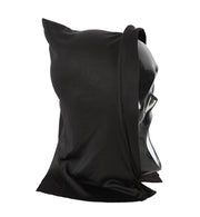 narrenwelt Maske Geist schwarz/weiß mit Haube schwarz Horror Halloween Party Event