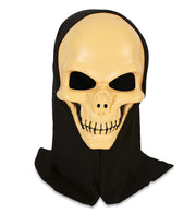 narrenwelt Schädel Skelett mit Haube Maske 2 Farben Halloween Party Event