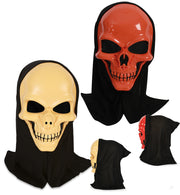 narrenwelt Schädel Skelett mit Haube Maske 2 Farben Halloween Party Event