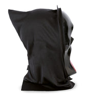 narrenwelt Maske Geist schwarz/rot mit Haube schwarz Horror Halloween Party Event