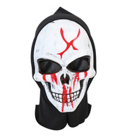 narrenwelt Maske Blutmaske mit Haube Horror Halloween Party Event