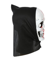narrenwelt Maske Blutmaske mit Haube Horror Halloween Party Event
