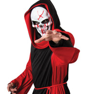 narrenwelt Maske Blutmaske mit Haube Horror Halloween Party Event