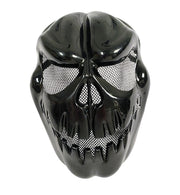 narrenwelt Maske schwarzer Kürbis Horror Kürbismaske Halloween Party Event