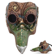 narrenwelt  Steampunk Pestmaske – Detailreiche Halbmaske für Steampunk - Kostüme Accessoire  Halbmaske Maske Teufel Horror Halloween Motto Party Event