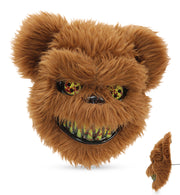 narrenwelt Horrormaske Teddy – Gruseliges Accessoire Horror Maske Halbmaske Halloween Motto Party Event