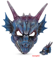 narrenwelt Drachenmaske – Realistische 3D-Horror Drachen  Maske Horror Halloween Motto Party Event