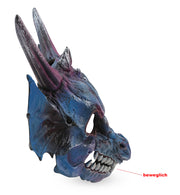 narrenwelt Drachenmaske – Realistische 3D-Horror Drachen  Maske Horror Halloween Motto Party Event