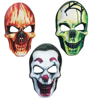 narrenwelt Halbmaske Horror Horrormaske 3 Motive Halloween
