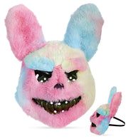 narrenwelt Horrormaske Hase bunt – Horror Maske Halbmaske Halloween Cosplay