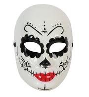 narrenwelt Maske Dia de los Muertos Halbmaske Horror Maske Halloween Party Event