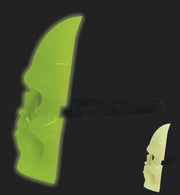 narrenwelt Schädelmaske  Maske nachtleuchtend GID Glow in the Dark Horrormaske Halloween