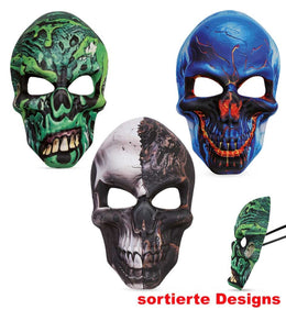 narrenwelt Halbmaske Horror Horrormaske  3 Motive Halloween Cosplay N27