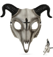 narrenwelt  Maske Ziege Ziegenschädel Halloween Motto Party Event