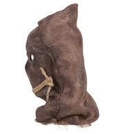 narrenwelt Maske Jute Sack mit Seil außgewöhnliche Horrormaske Halloween Cosplay