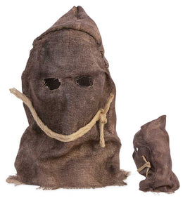 narrenwelt Maske Jute Sack mit Seil außgewöhnliche Horrormaske Halloween Cosplay N27
