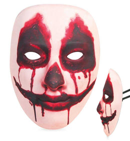 narrenwelt Maske  Horrormaske pink Halloween Cosplay N27