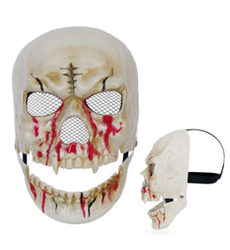 narrenwelt Maske Horror beweglicher Kiefer Halbmaske Horrormaske Halloween N27