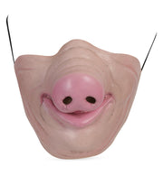 narrenwelt Schweinchenmaske Halbmaske Schwein Maske Halloween Motto Party Event