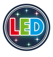 narrenwelt Horrormaske Leuchtmaske LED Horror LED-Technologie Halbmaske  Maske Horror Halloween Motto Party Event