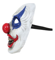 narrenwelt Horror Clown Halbmaske Horrorclown – Unheimlicher Blickfang Gruseliges Accessoire Horror Maske Halloween Motto Party Event
