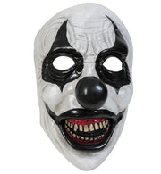 narrenwelt Horror Clown Halbmaske Horrorclown – Unheimlicher Blickfang Gruseliges Accessoire Horror Maske Halloween Motto Party Event
