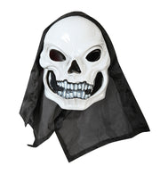narrenwelt Schädel mit Haube Maske 2 Farben Halloween Party Event